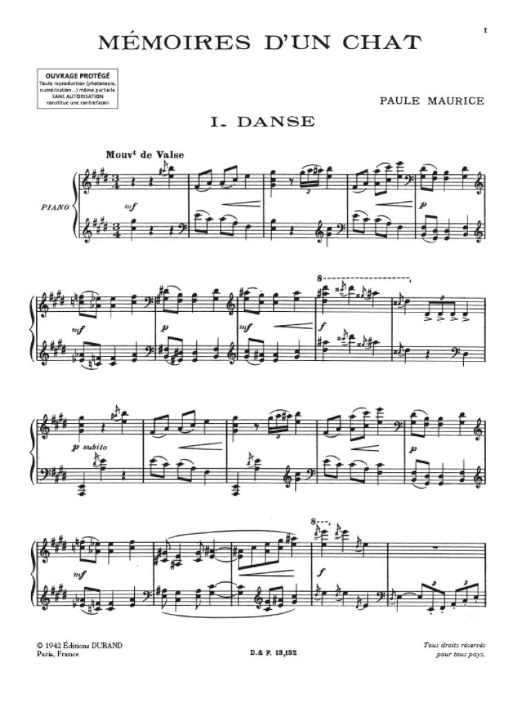 Memoires D'Un Chat Piano